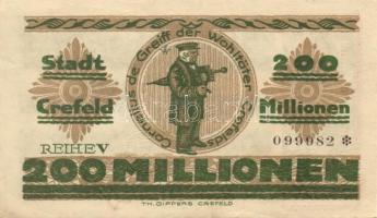 Német Birodalom/Weimari Köztársaság/Crefeld 1923.9.19. 200.000.000M T:II