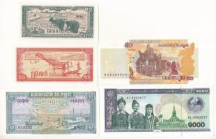 Kambodzsa 1979-2003. 0.2R-1000R T:I,I- Cambodia 1979-2003. 0.2 Riel - 1000 Riels C:UNC,AU