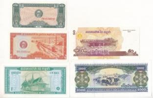 Kambodzsa 1979-2003. 0.2R-1000R T:I,I-
Cambodia 1979-2003. 0.2 Riel - 1000 Riels C:UNC,AU