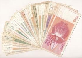Jugoszlávia 1978-1994. 22db-os bankjegytétel T:III,III-
Yugoslavia 1978-1994. 22pcs banknote lot C:...