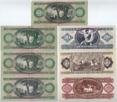 1969. 10Ft (4x) + 1980. 20Ft + 1989. 50Ft + 1992. 100Ft T:II-III