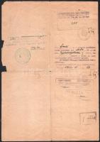 1950 Apáti Abkarovics Béla (1888-1957) nagybányai, majd szentendrei festőművész autográf aláírása sz...