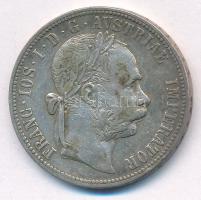 Ausztria 1891. 1Fl Ag Ferenc József T:2 patina  Austria 1891. 1 Florin Ag Franz Joseph C:XF patina  Krause KM#2222