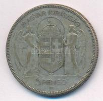 1930. 5P Ag "Horthy jobbra" T:3
Adamo P8