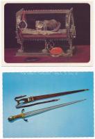 30 db MODERN magyar motívum képeslap: koronaékszerek / 30 modern Hungarian motive postcards. Crown j...