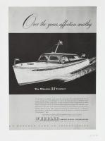 cca 1946 Wheeler hajgyártó vállalat reklámja, ofszet, papír, papírra kasírozva, 32x23 cm