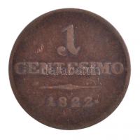 Olasz Államok / Lombardia-Velence 1822M 1c Cu T:2- patina, kis ph Italian States / Lombardy-Venetia 1822M 1 Centesimo Cu C:VF patina, small edge error Krause C#1.2