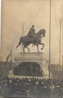 Budapest, Kossuth Statue, Umzug Foto AK