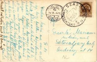 1940 Szászrégen, Reghin; bevonulás, Haimann és Deutsch, Geza David, Hugo Klemens üzlete, horogkeresz...