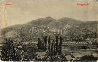 1916 Szilágysomlyó, Simleu Silvaniei; látkép. Ifj. Weisz Ignác kiadása / general view (ázott sarkak / wet corners)