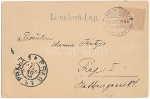 1899 (Vorläufer) Brogyán, Brodzany, Brod'any; Kastiel / Schloss Brogyán / Brogyán kastély. Plat...