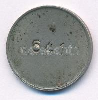 ~1960-1970. "Telefon automata / 641" fém zseton (21mm) T:2