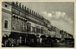 Eperjes, Presov; Rákóczi ház, Spira Henrik üzlete / Dom Rákoczího / house, shops