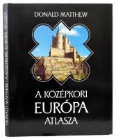 Matthew, Donald: A középkori Európa atlasza. Ford.: Falvay Mihály. Bp., 1989, Helikon. Gazdag képanyaggal, térképekkel illusztrálva. Kiadói egészvászon-kötés, kissé kopott kiadói papír védőborítóban, jó állapotban.