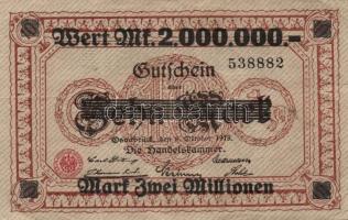 Német Birodalom/Weimari Köztársaság/Osnabrück DN (-1923.10.20.) 2000.000M T:II