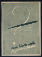 cca 1920-1940 Méhely Iván (1912-1995): Nem kérdés már, fogakhoz, Ovenall, reklám nyomtatvány, papír kartonra kasírozva, 16x11 cm