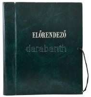 Betűrendes előrendező mappa, műbőr, a borításon kis sérülésekkel, 33x24 cm