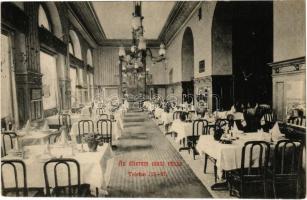 1911 Budapest VIII. Frenreisz István étterme, az étterem utcai része, belső. József körút 56.