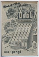 cca 1920-1940 Odol szájvíz és fogkrém reklám nyomtatványok, 3 db, kartonra kasírozva, 19x13 cm és 18...