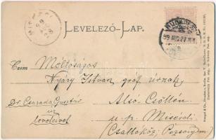 1899 (Vorläufer) Budapest V. Országház, Parlament. Emb. (EK)