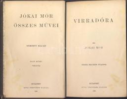1896 Jókai Mór regényei sorozatból: "Virradóra" című könyv a Révai Testvérek kiadásában, B...