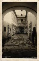 1928 Lőcse, Levoca; Egy régi ház udvara / Stary Dvor / courtyard of an old house (EK)