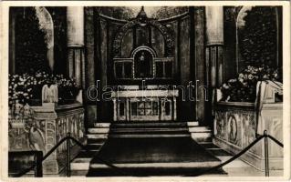 Krasznahorkaváralja, Krásnohorské Podhradie; Mauzóleum, belső. Fuchs József kiadása / mausoleum, interior