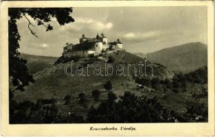 1940 Krasznahorkaváralja, Krásnohorské Podhradie; vár / Hrad Krásna Horka / castle (EB)