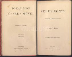 1894 Jókai Mór regényei sorozatból (Nemzeti kiadás): "Véres könyv" címmel a Révai Testvérek kiadásában, Budapest. Aranyozott egészvászon kötésben