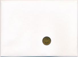 Bahrein 1992. 5f sárgaréz felbélyegzett borítékban, bélyegzéssel, német nyelvű tájékoztatóval T:1- p...