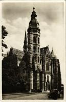 1938 Kassa, Kosice; Dóm / székesegyház / cathedral + 1938 Kassa visszatért So. Stpl. (EK)
