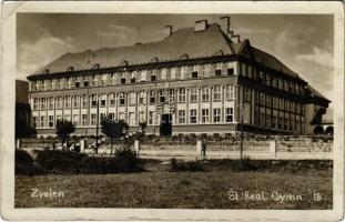 1928 Zólyom, Zvolen; állami reálgimnázium / St. Real. Gymn. / grammar school (fl)