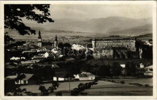 1938 Zólyom, Zvolen; látkép, vár / Zvolensky zámok / general view with castle (EK)