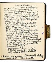 cca 1922 Nyáregyházi Nyáry család emlékkönyve, grófi, bárói bejegyzésekkel