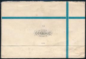 Kugler Henrik Gerbeaud Budapest boríték, szakadással