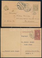 cca 1910 2 Heller Bernátnak szóló levelezőlap egyik Frankel szegedi rabbitól másik Hornyánszky Viktortól