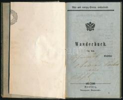 1833 Vándorkönyv Újvidék szabólegény részére