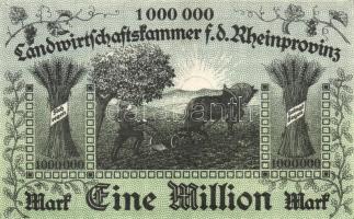 Német Birodalom/Weimari Köztársaság/Bonn/Landwirtschaftskammer 1923.8.20. 1000.000 T:I