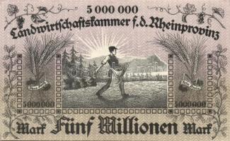 Német Birodalom/Weimari Köztársaság/Bonn/Landwirtschaftskammer 1923.8.20. 5000.000 T:I