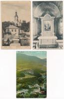 14 db RÉGI történelmi magyar város képeslap vegyes minőségben / 14 pre-1945 historical Hungarian town-view postcards from the Kingdom of Hungary in mixed quality