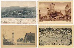 13 db RÉGI magyar város képeslap vegyes minőségben / 13 pre-1945 Hungarian town-view postcards in mixed quality