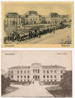 13 db RÉGI magyar város képeslap vegyes minőségben / 13 pre-1945 Hungarian town-view postcards in mi...