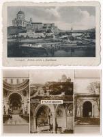Esztergom - 9 db régi képeslap / 9 pre-1945 postcards