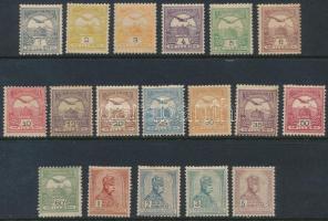 1900 18 db Turul bélyeg (min 191.500) (vegyes minőség) / 18 stamps (mixed quality)