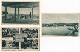 Balatonalmádi - 7 db régi képeslap / 7 pre-1945 postcards