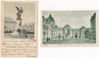 Budapest - 8 db régi képeslap / 8 pre-1945 postcards