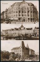 1932 Ripensia-FTC meccsről hazaküldött képeslap csapattagok aláírásával