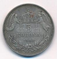1900KB 5K Ag "Ferenc József" T:3 patina
Adamo K7