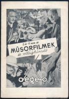 1942 8 és 16 mm-es műsorfilmek és világhíradó - DEGETO, 12p