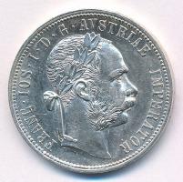 Ausztria 1878. 1Fl Ag "Ferenc József" T:1-  Austria 1878. 1 Florin Ag "Franz Joseph" C:AU Krause KM#2222